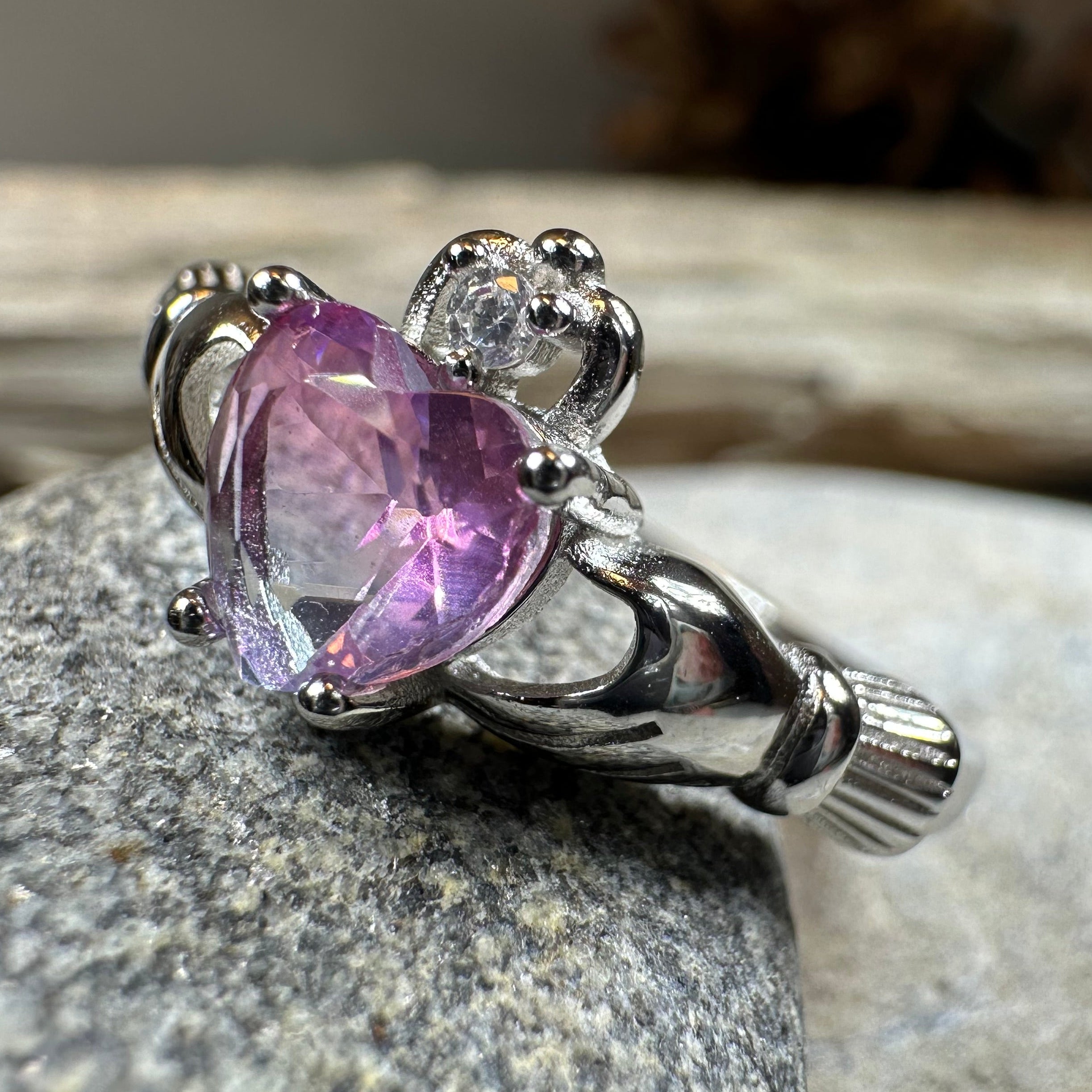Ombre Claddagh Ring