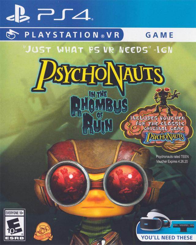 Psychonauts In the Rhombus of Ruin (Playstation 4) - Game Manual Only