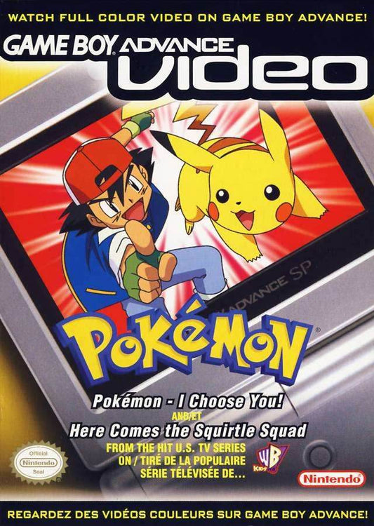 GBA Video Pokemon I Choose You and Here Comes the Squirtle Squad (Gameboy Advance) - Game Manual Only