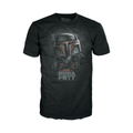 Funko Boxed Tee: Star Wars Book Of Boba Fett - Boba Fett On Throne - M