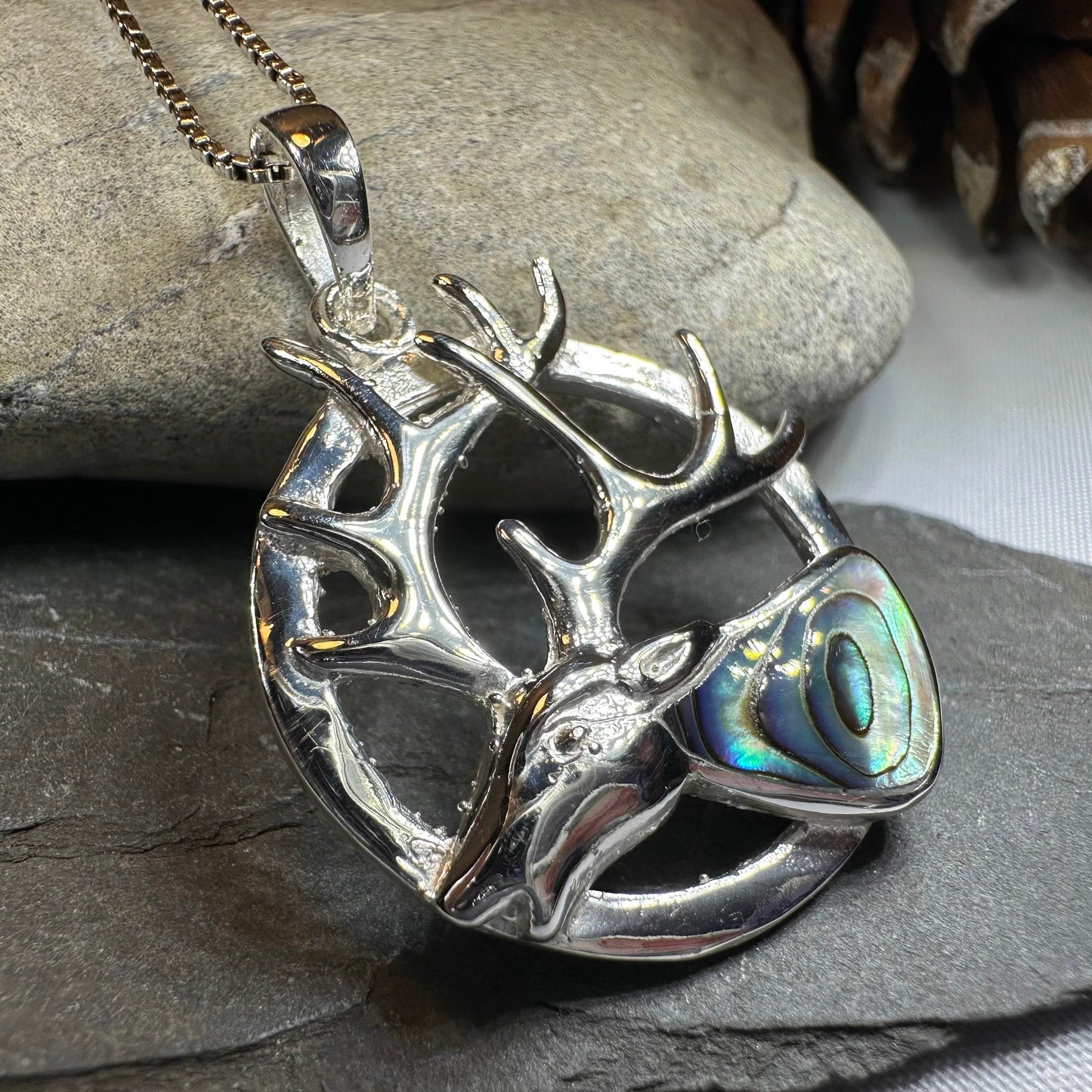 Stag of the Mist Necklace - 