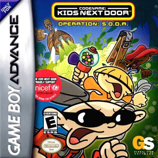 Codename Kids Next Door Operation SODA (Gameboy Advance) - Game Manual Only