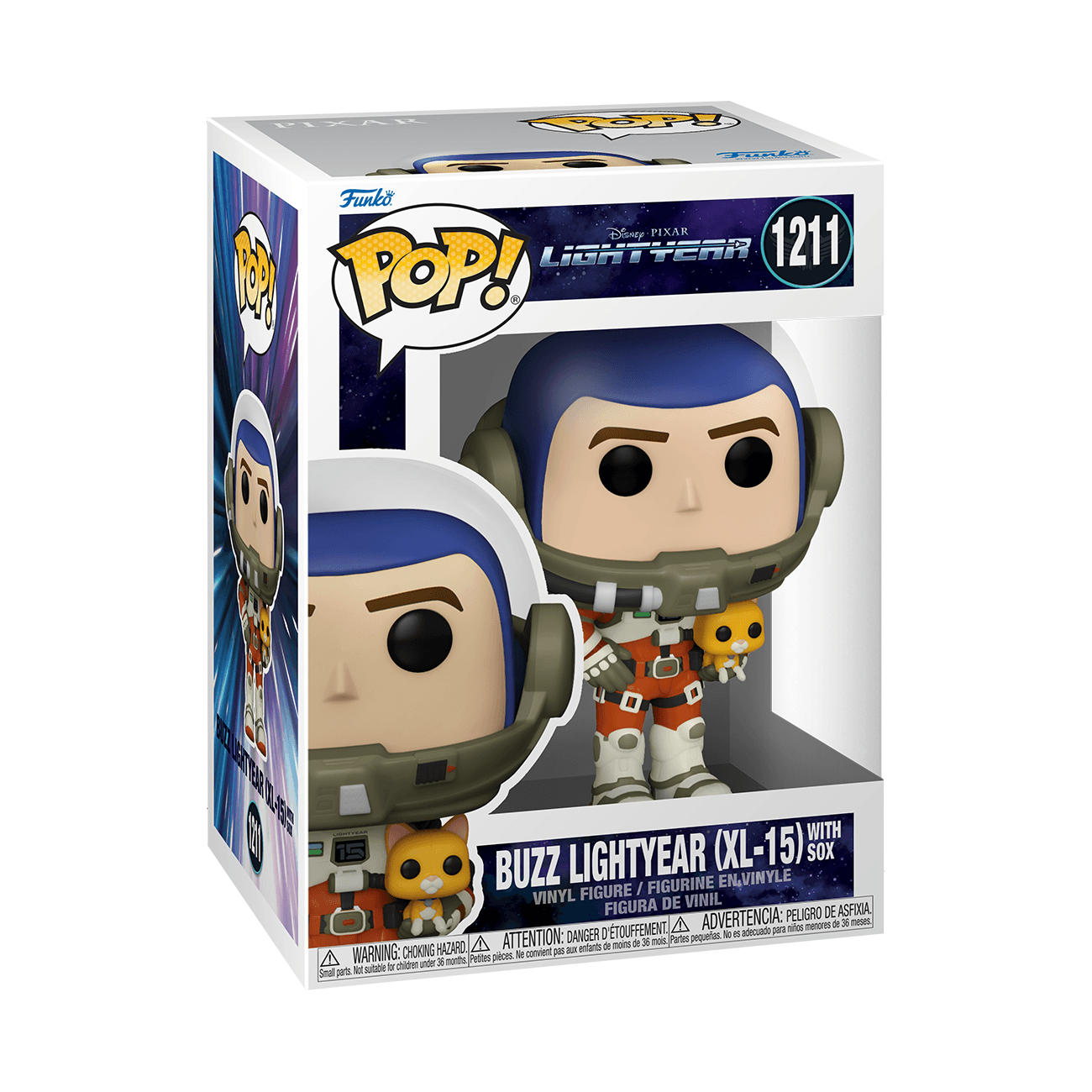 Funko Pop! Disney Pixar: Lightyear - Buzz with Sox - 