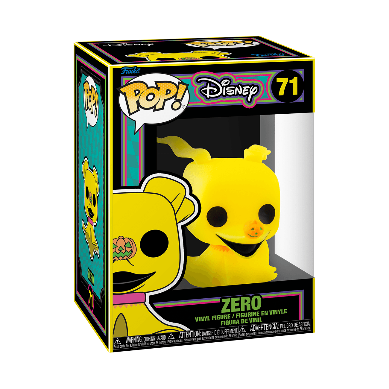 Funko Pop! Disney: The Nightmare Before Christmas - Zero (Blacklight) - 