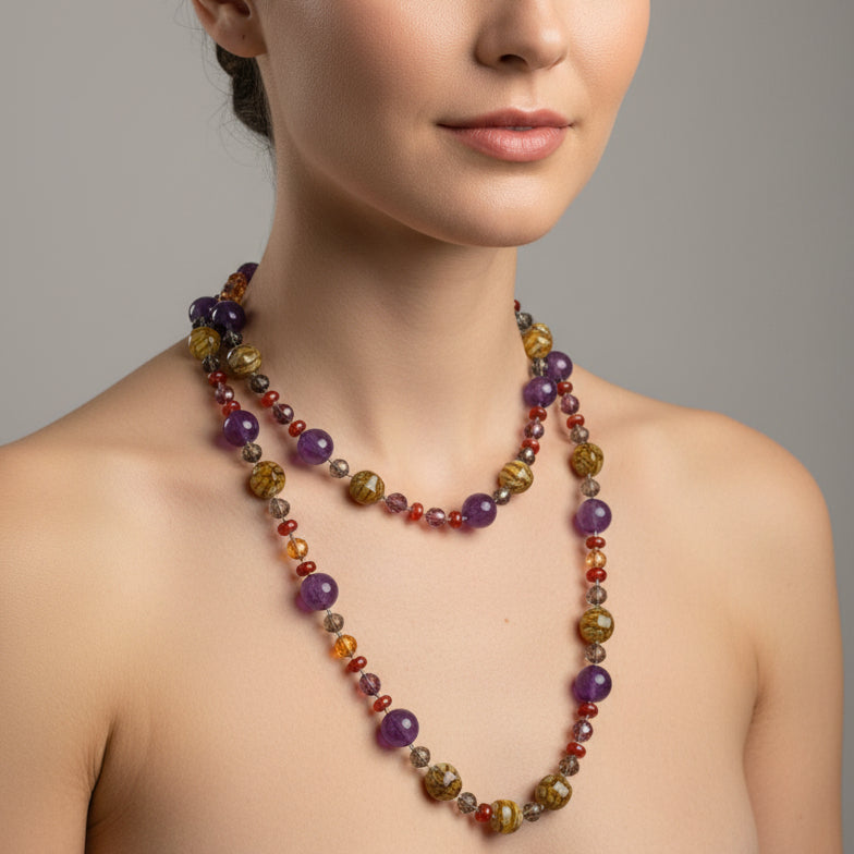 Italian Holiday Long Necklace