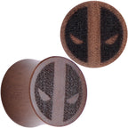 Licensed Marvel Deadpool Sawo Wood Saddle Plug Set