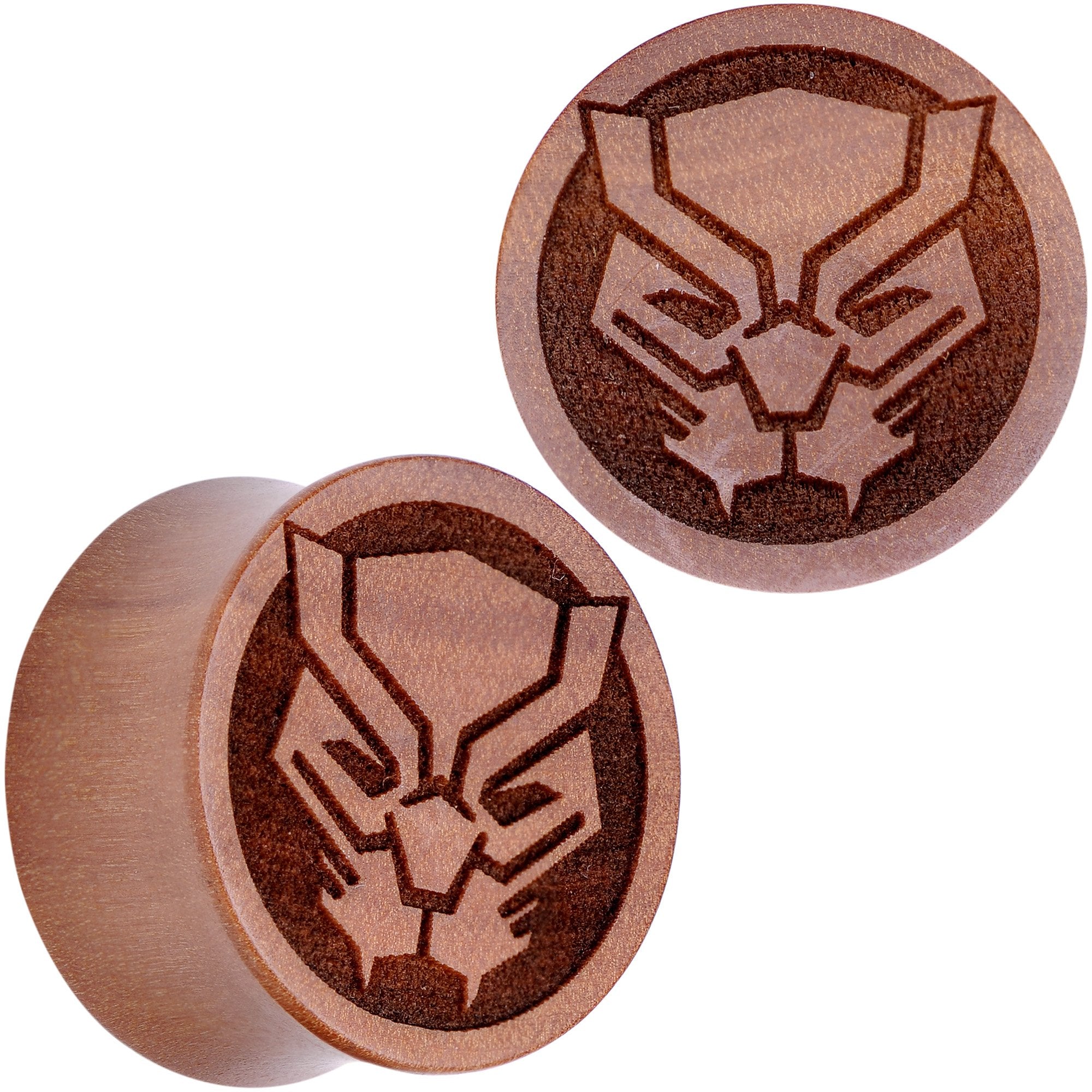 Licensed Marvel Black Panther Sawo Wood Saddle Plug Set