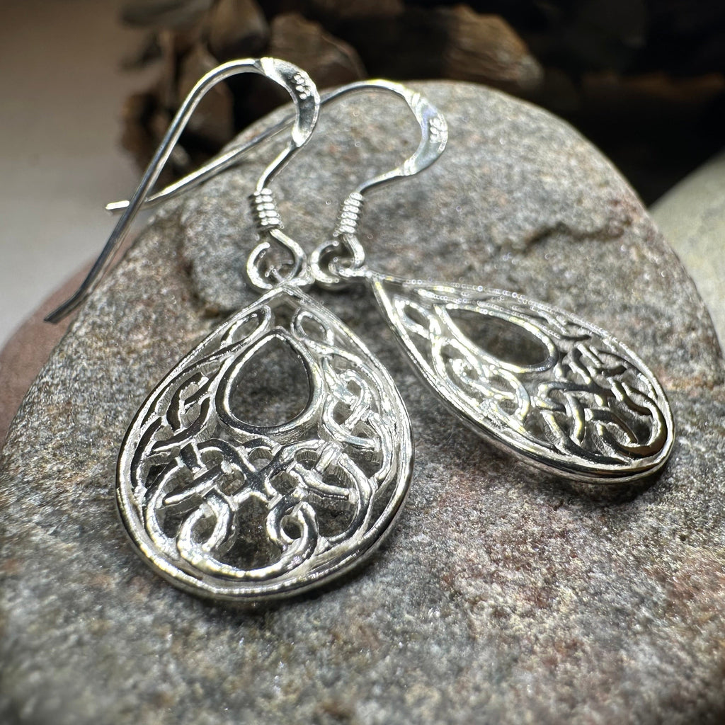 Celtic Raindrop Earrings