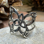 Trinity Knot Butterfly Ring