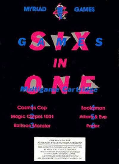 Myriad 6-in-1 (Nintendo NES) - Game Manual Only