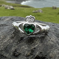 Emerald Meadow Claddagh Ring