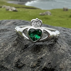 Emerald Meadow Claddagh Ring