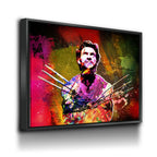 Wolverine Abstract Canvas Wall Art, Abstract Wolverine, Wolverine Decor