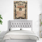 Spell To Protect Canvas Wall Art, Spell To Protect Yourself, Wiccan Decor, Banish Bad Energy, Wiccan Art, Protection Spell, Spirit Art