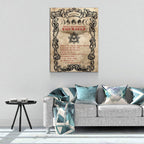 Spell To Protect Canvas Wall Art, Spell To Protect Yourself, Wiccan Decor, Banish Bad Energy, Wiccan Art, Protection Spell, Spirit Art