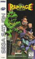 Rampage World Tour (Sega Saturn) - Game Manual Only