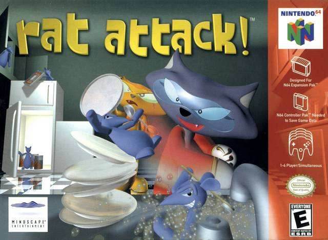 Rat Attack! (Nintendo 64) - Game Manual Only