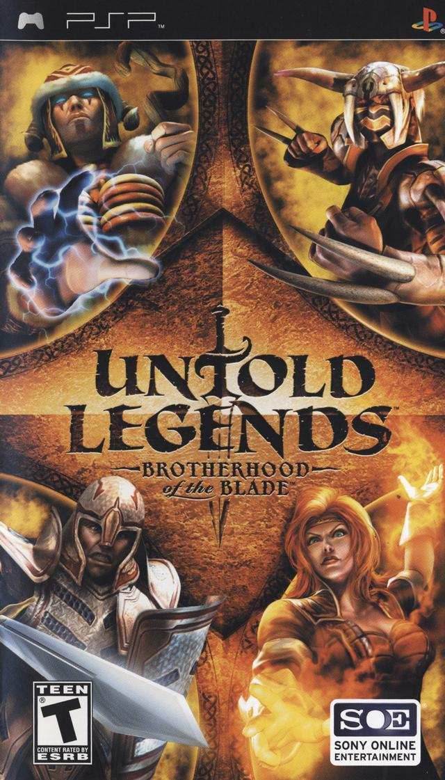 Untold Legends Brotherhood of the Blade (PSP) - Game Manual Only