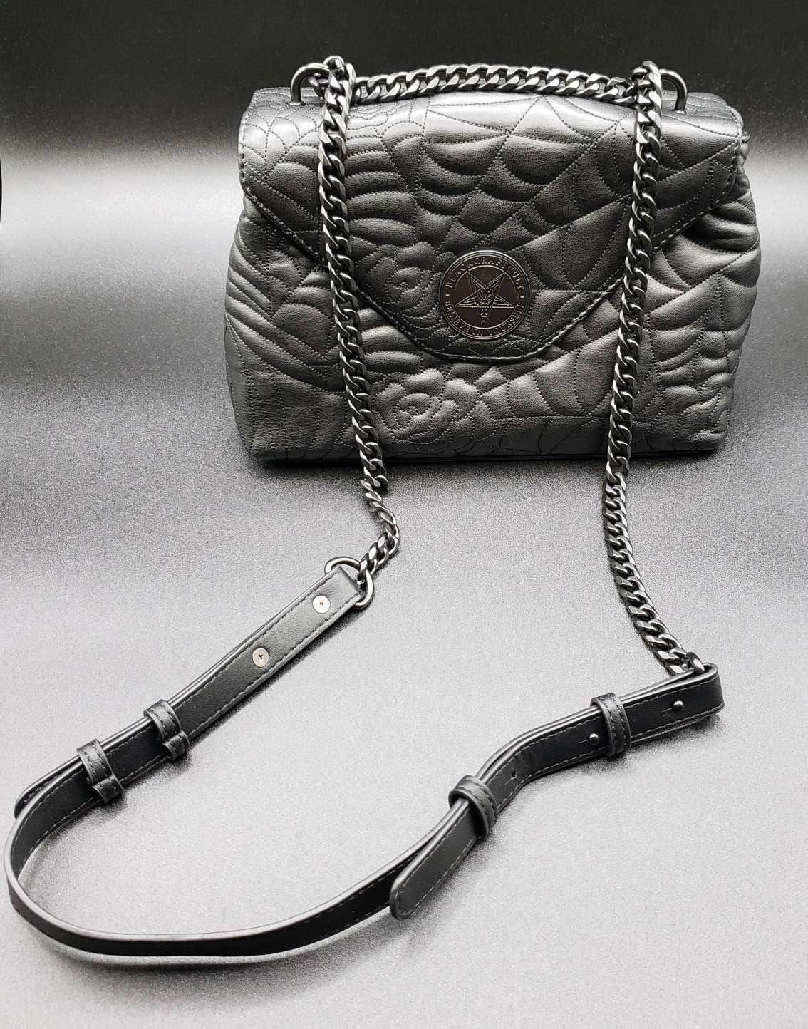 BlackCraft Cult Charlotte Spider Quilt Shoulder Bag - 
