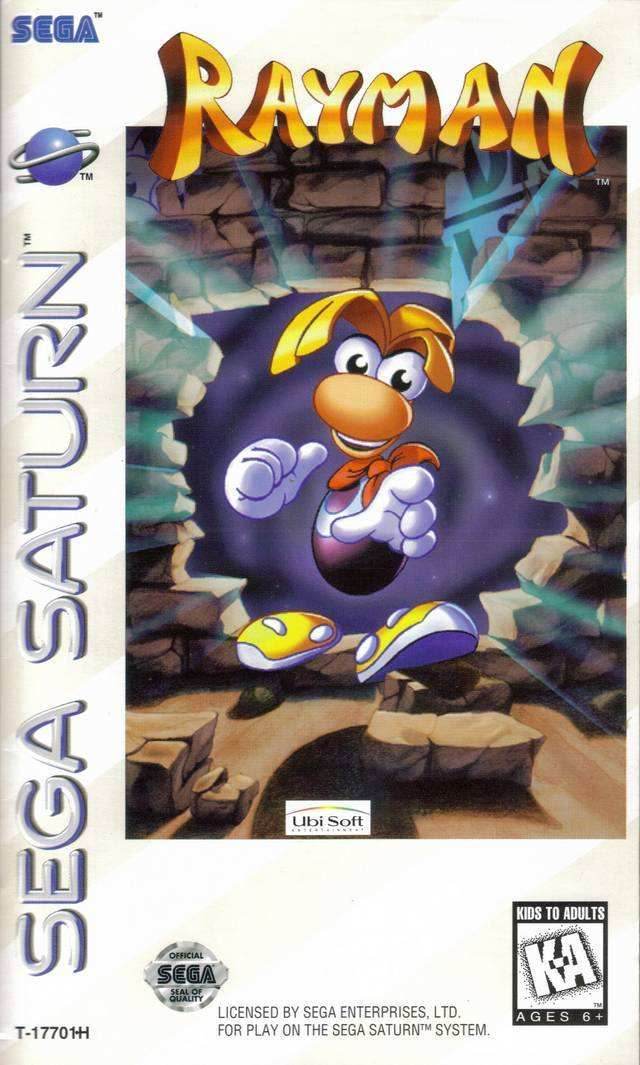 Rayman (Sega Saturn) - Game Manual Only