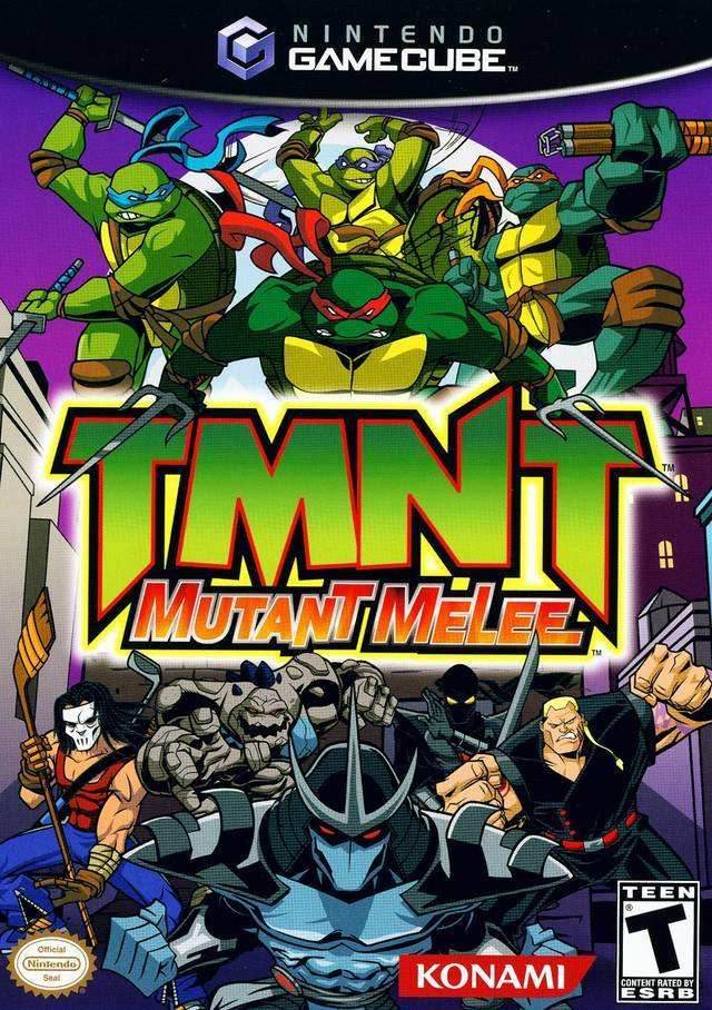 TMNT Mutant Melee (Gamecube) - Game Manual Only