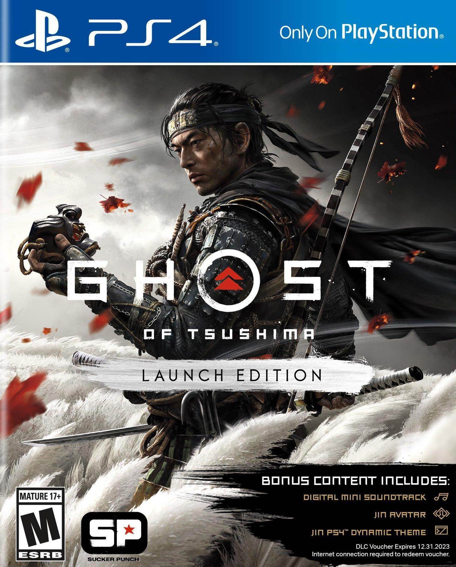 Ghost of Tsushima: Launch Edition (Playstation 4) - Game Only