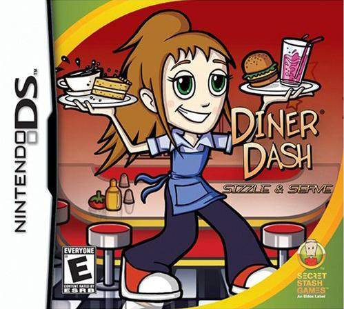 Diner Dash Sizzle and Serve (Nintendo DS) - Game Manual Only