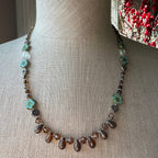 Lotus Dawn Crystal Necklace