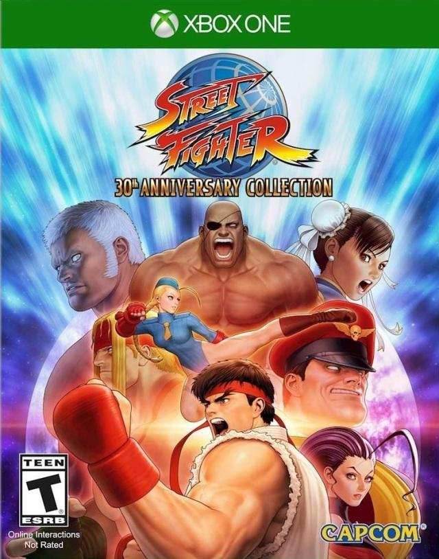 Street Fighter: 30th Anniversary Collection (Xbox One) - Game Manual Only
