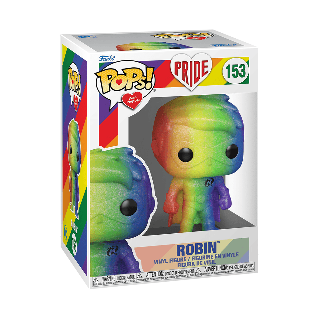 Funko Pop! DC Heroes: Pride - Robin Rainbow Glitter - 
