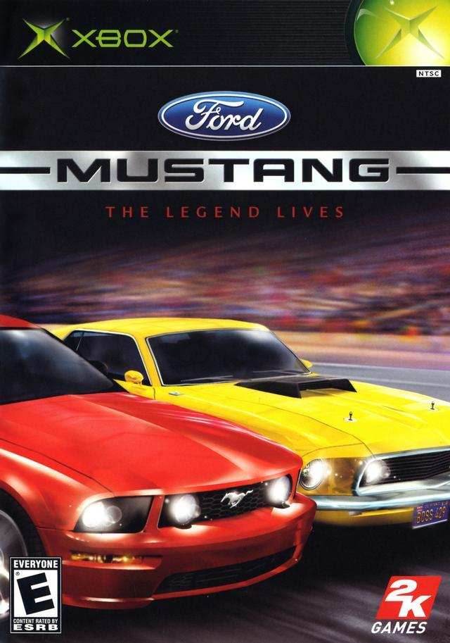 Ford Mustang The Legend Lives (Xbox) - Game Manual Only