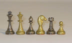 Chess Pieces - Small Staunton Metal Chess Pieces - 
