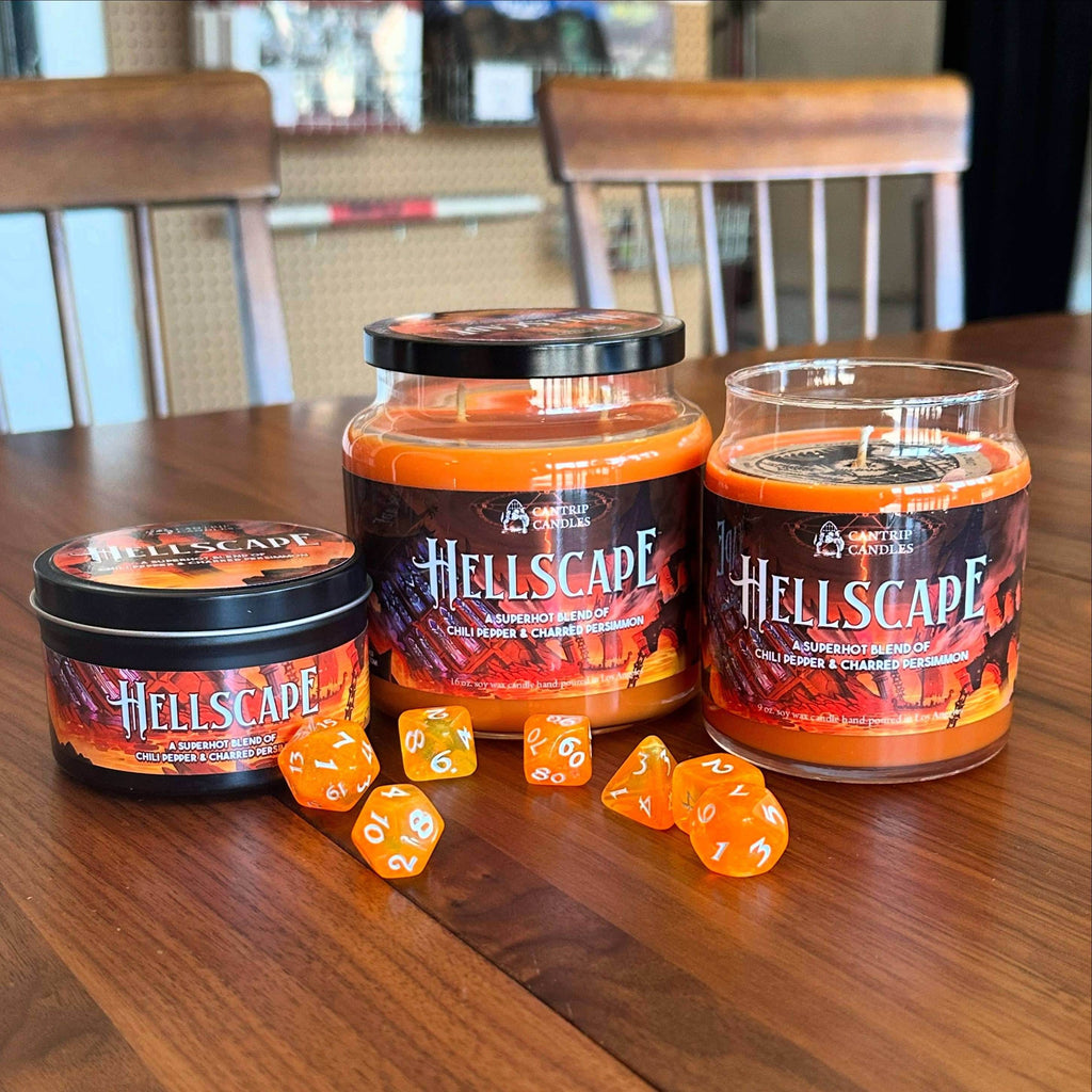 Cantrip Candles - Hellscape (16 oz Glass Candle) - 