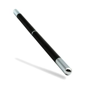 Magicians Wand - Black with Chrome Tips