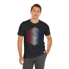 Red, White, and Blue Ombre Ornamental Dice Shirt - Army / S