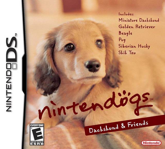 Nintendogs: Dachshund & Friends (Nintendo DS) - Game Manual Only