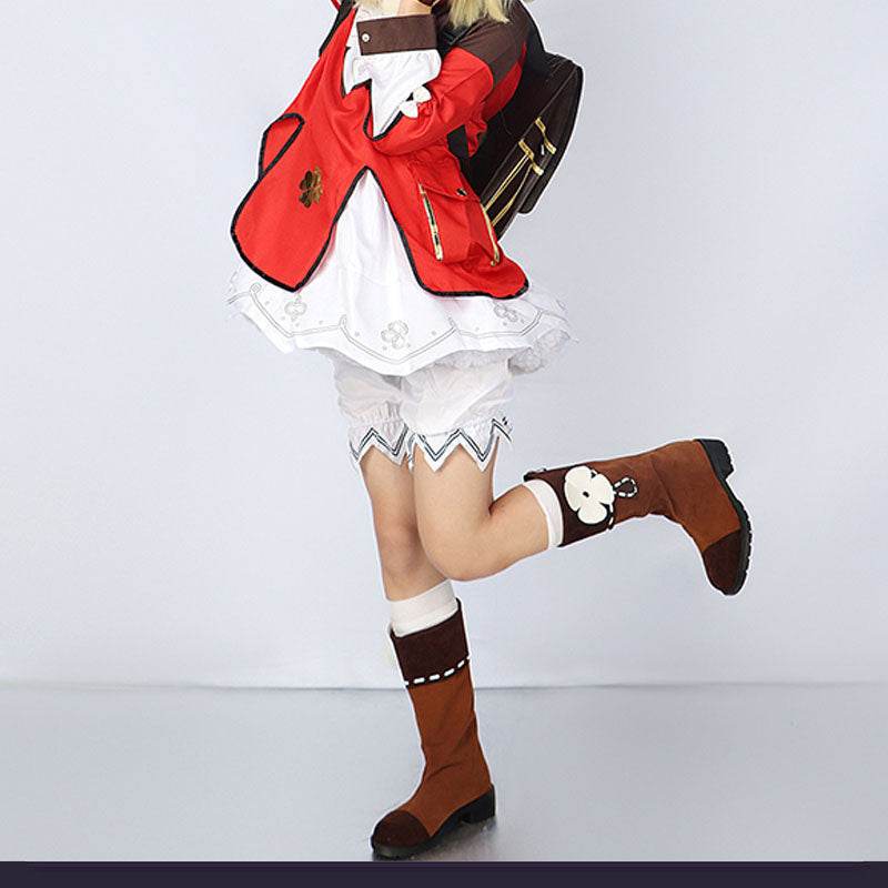 Genshin Impact cosplay Luoli animation game Westwind Knight Tuanhua Keli cos clothes matching shoes - Keli shoes / 35