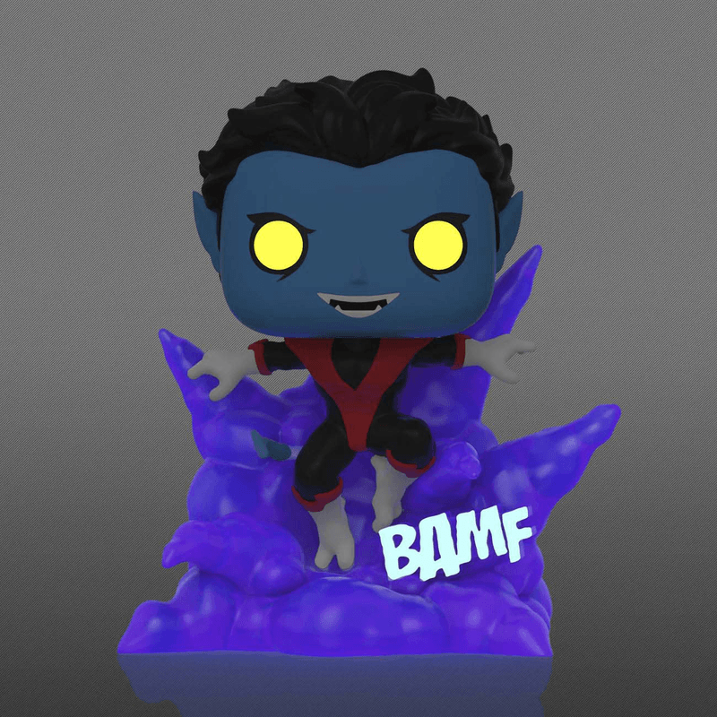 Funko Pop! Deluxe Marvel Comics: X-Men - Nightcrawler Glow-In-The-Dark PX Previews Exclusive - 