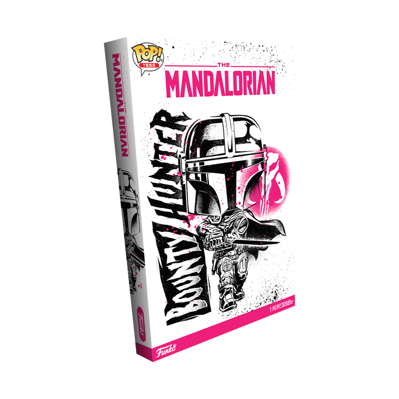 Funko Boxed Tee: Star Wars The Mandalorian - Bounty Hunter with Darksaber - S