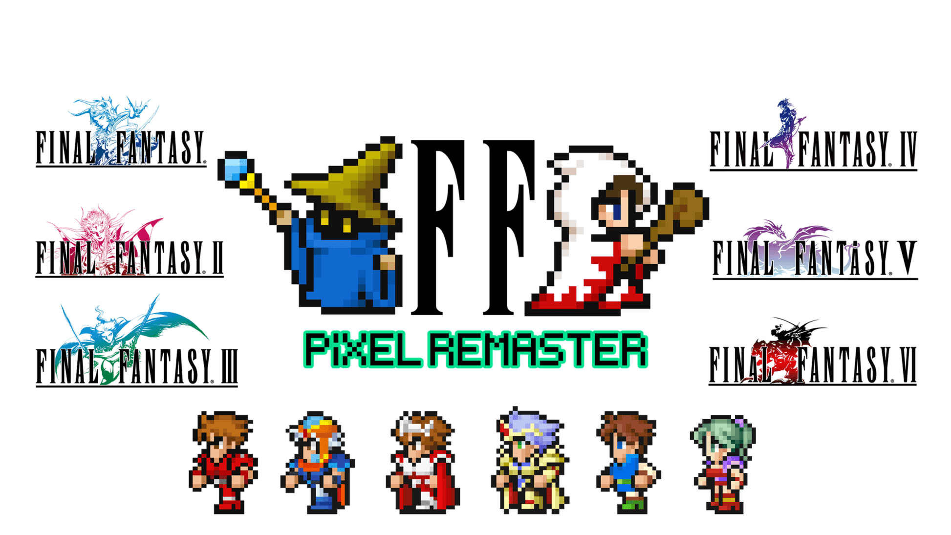 Final Fantasy I - VI Pixel Remaster Collection [Japan Import] (Nintendo Switch) - Brand New