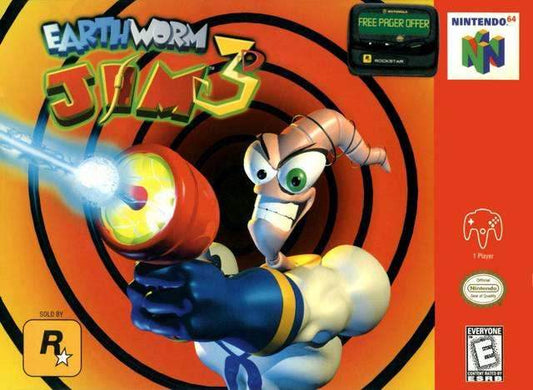 Earthworm Jim 3D (Nintendo 64) - Game Manual Only