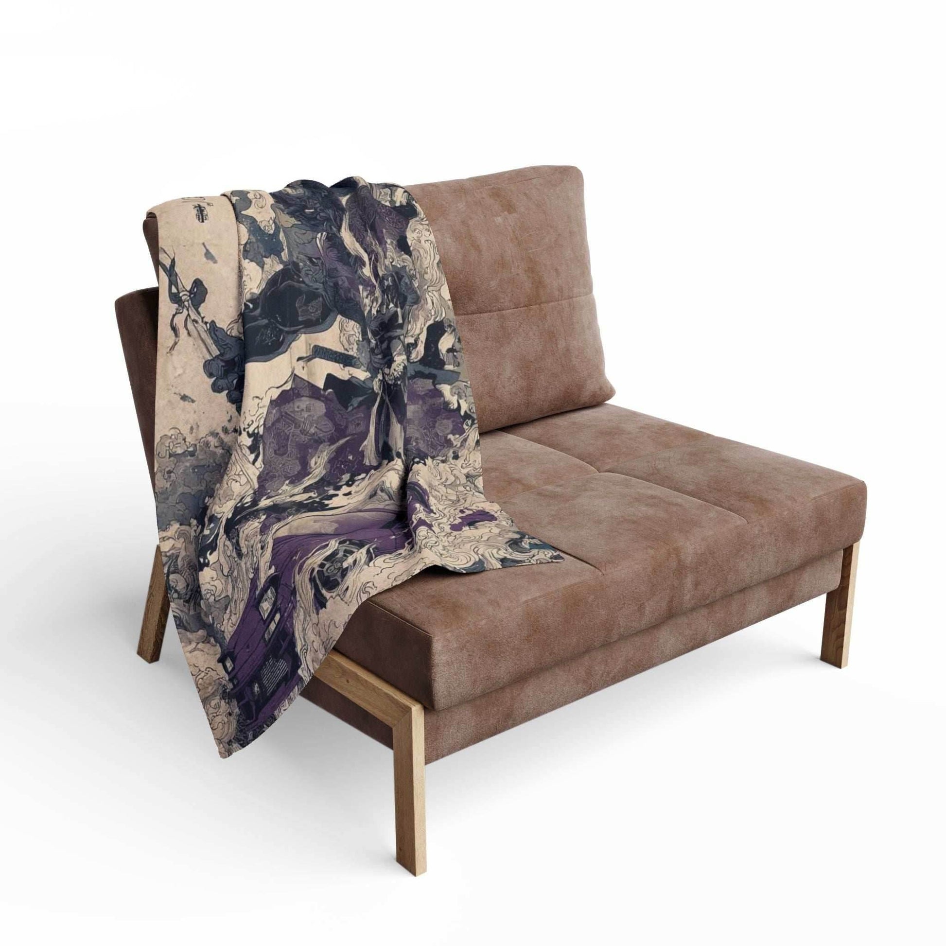 Artistic Fleece Blanket with Fantasy Design, Cozy Blanket for Home Decor, Unique Gift for Enthusiasts, Statement Piece, Perfect for [...] - 30'' × 40''