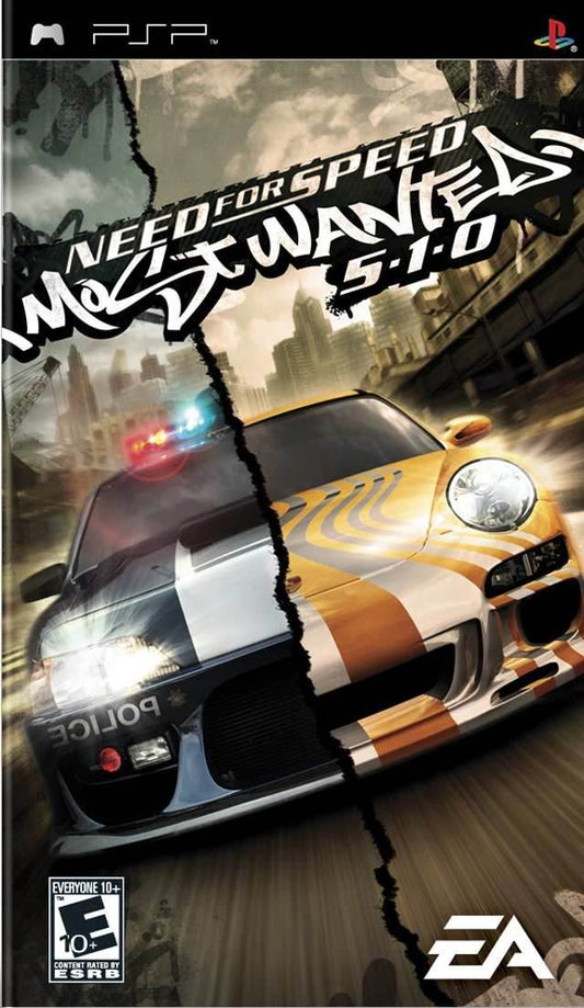 Need For Speed: Most Wanted 5-1-0 (PSP) - Game Manual Only