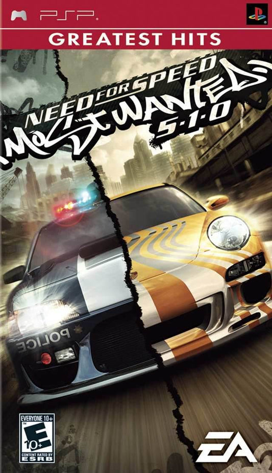 Need For Speed: Most Wanted 5-1-0 (Greatest Hits) (PSP) - Game Manual Only