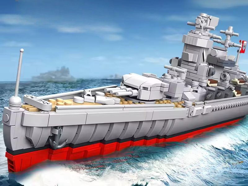 WWII Deutschland Class Battleship - Mil-Blox