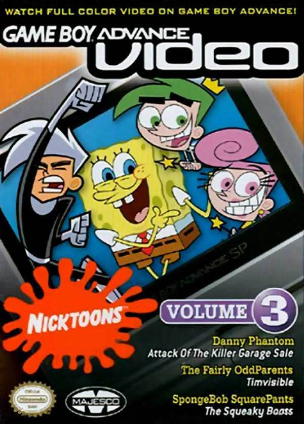 Game Boy Advance Video: Nicktoons Collection - Volume 3 (Gameboy Advance) - Game Manual Only