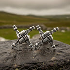 Saint Brigid's Cross Post Earrings