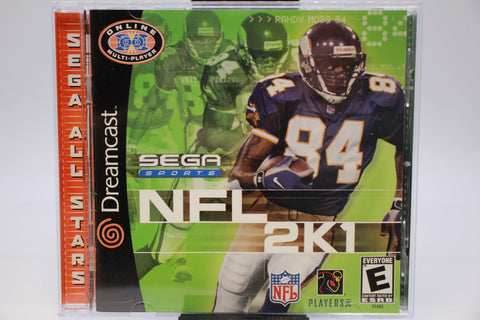NFL 2K1 (Sega All-Stars) (Sega Dreamcast) - Game Manual Only