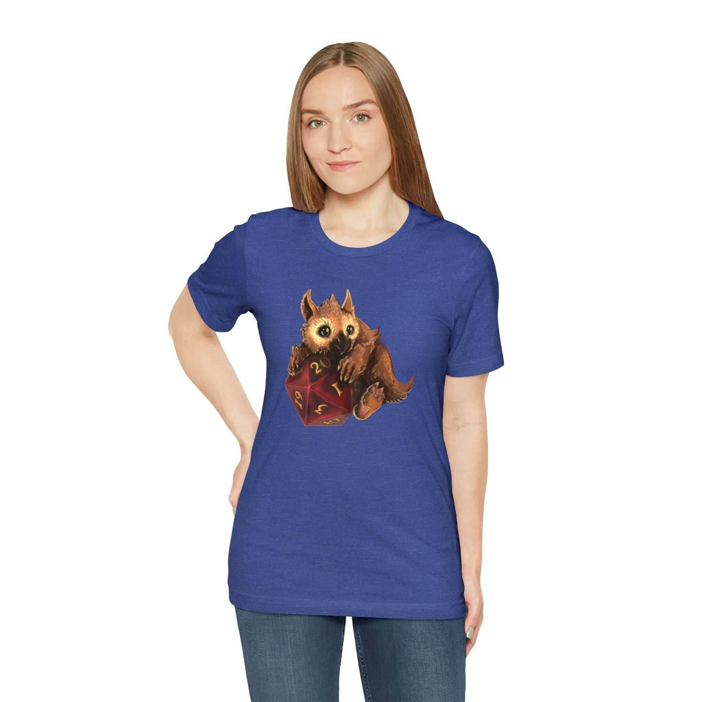 Owliver with High Variance D20 Short Sleeve Tee - Athletic Heather / S