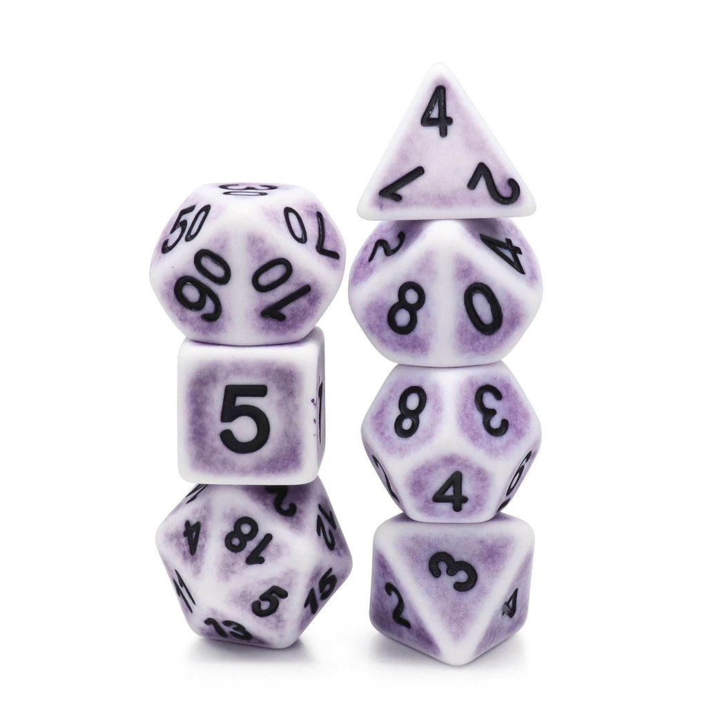 Lavender Ancient 7-Dice Set - 
